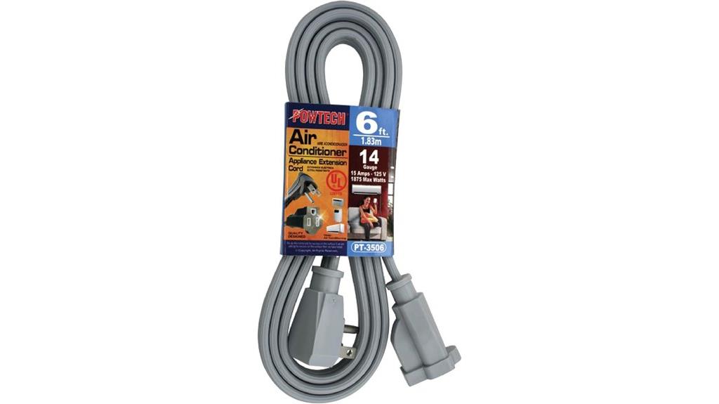 heavy duty 6ft ac cord
