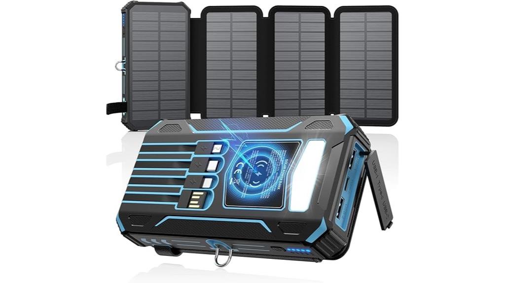 high capacity solar power bank