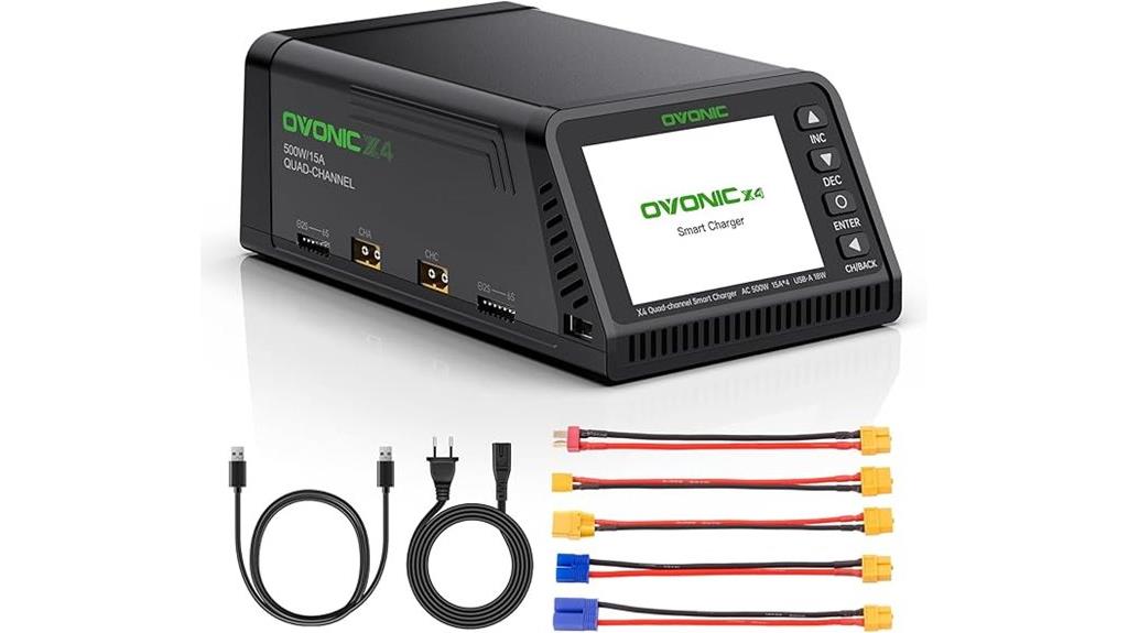 high power 4 channel charger