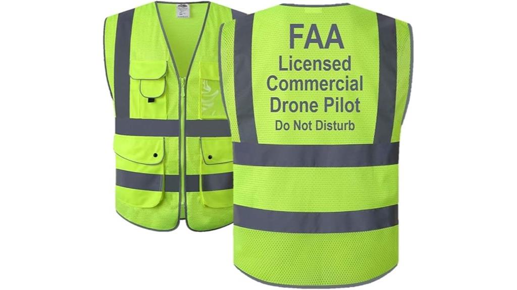high visibility drone safety vest