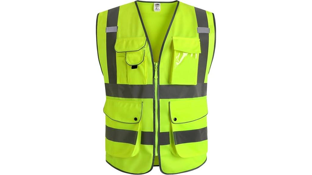 high visibility reflective vest