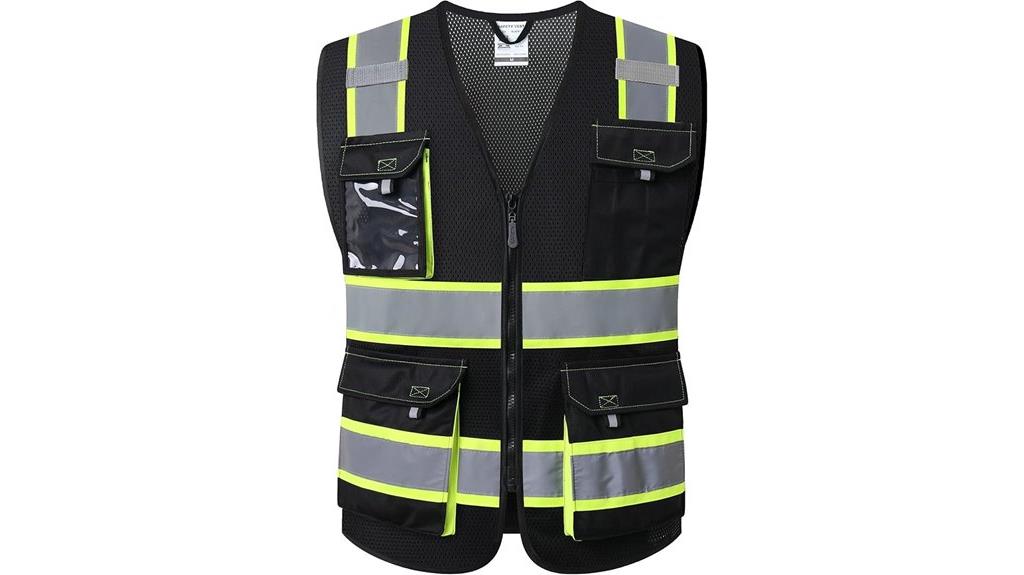 high visibility safety vest