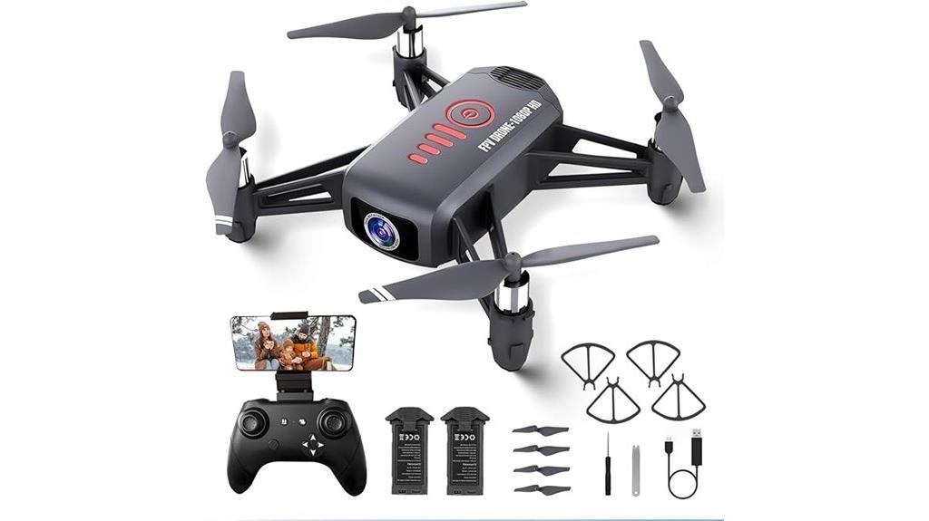 kids grey camera drone