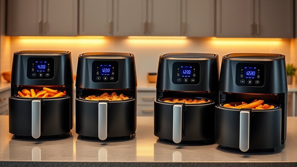 large family air fryers