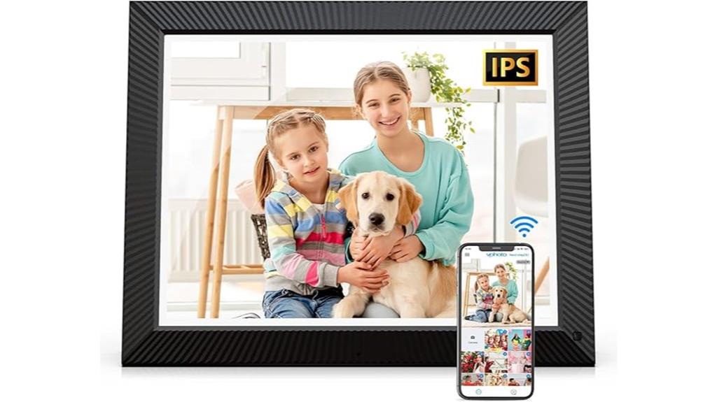large wifi touch photo frame