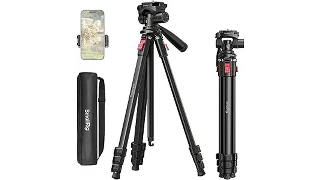 lightweight aluminum tripod
