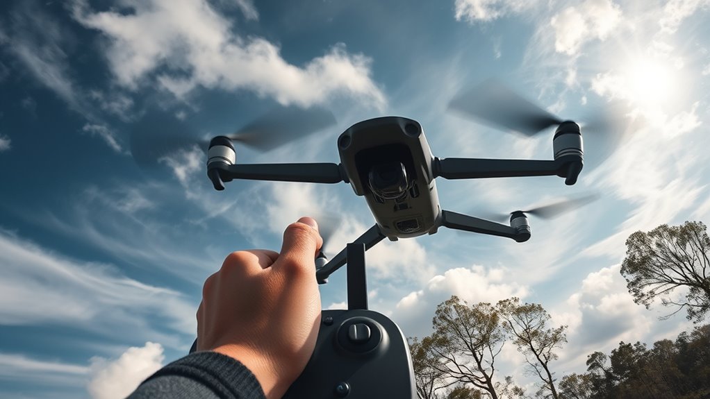 maintain calm steady control