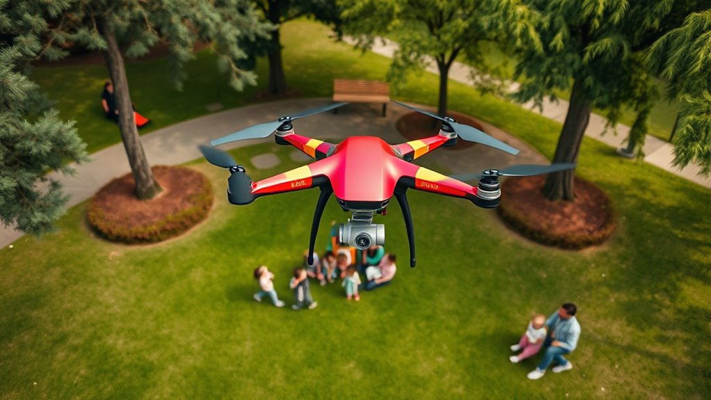 maintain safe flight distance