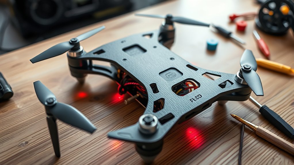 material choice influences drone performance