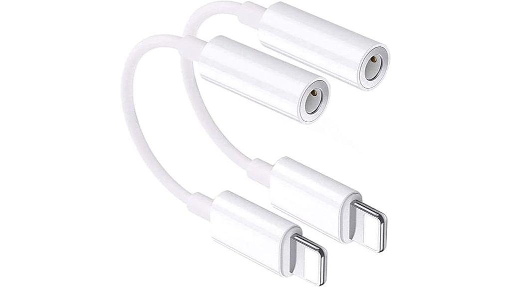 mfi certified headphone adapter