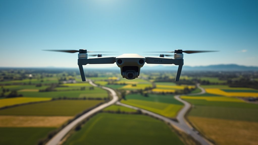 mounting and operating drone camera