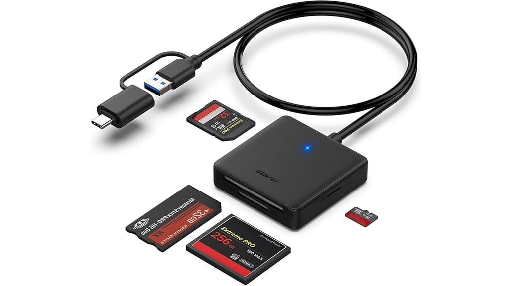 multi port usb c card reader