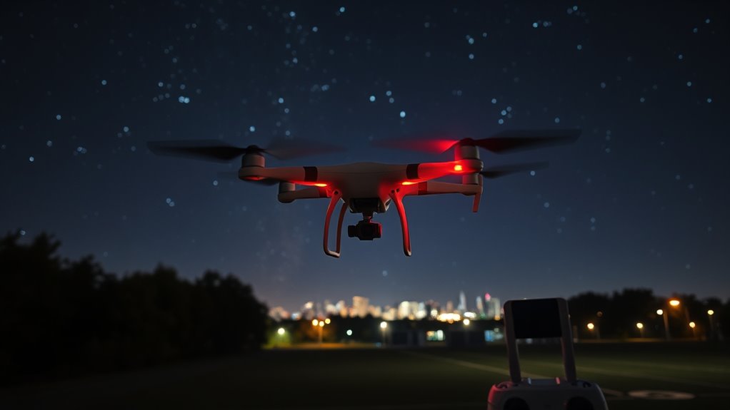 night drone operation safety
