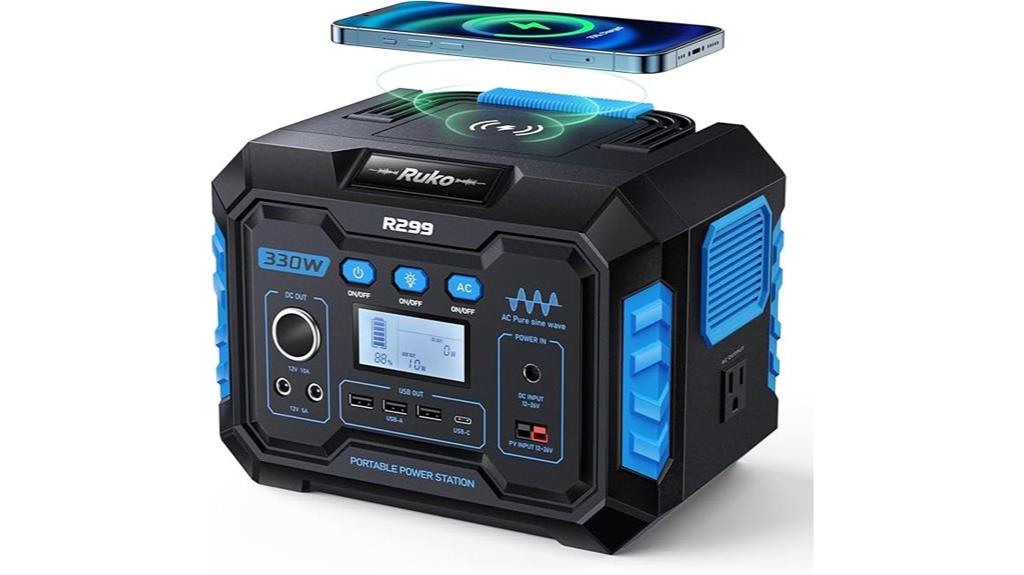 portable 330w power station