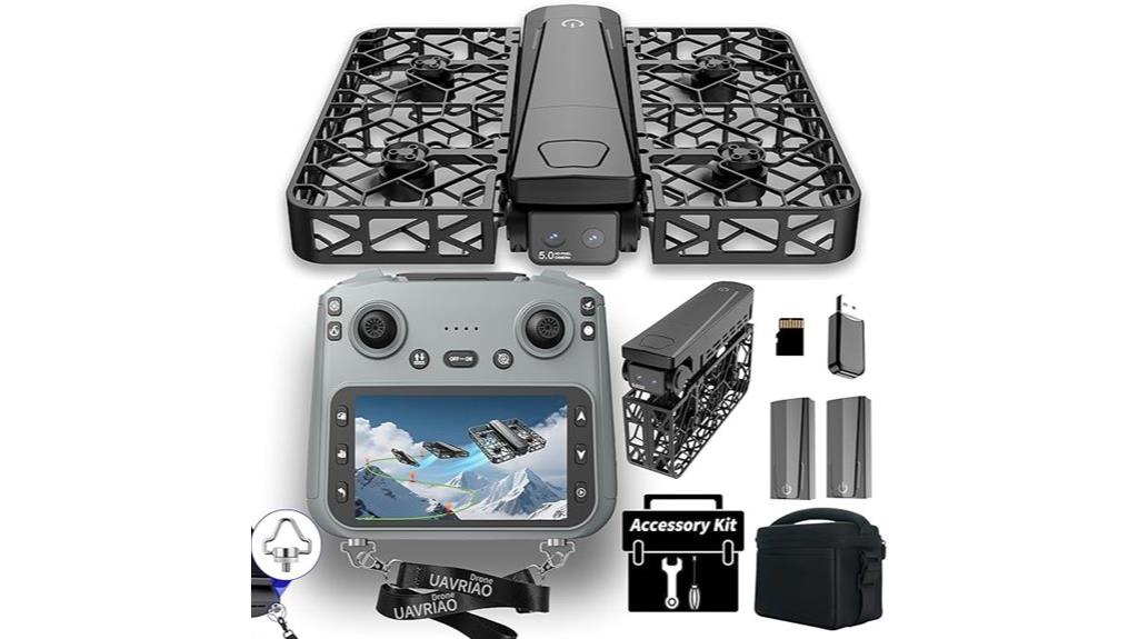 portable folding selfie drone