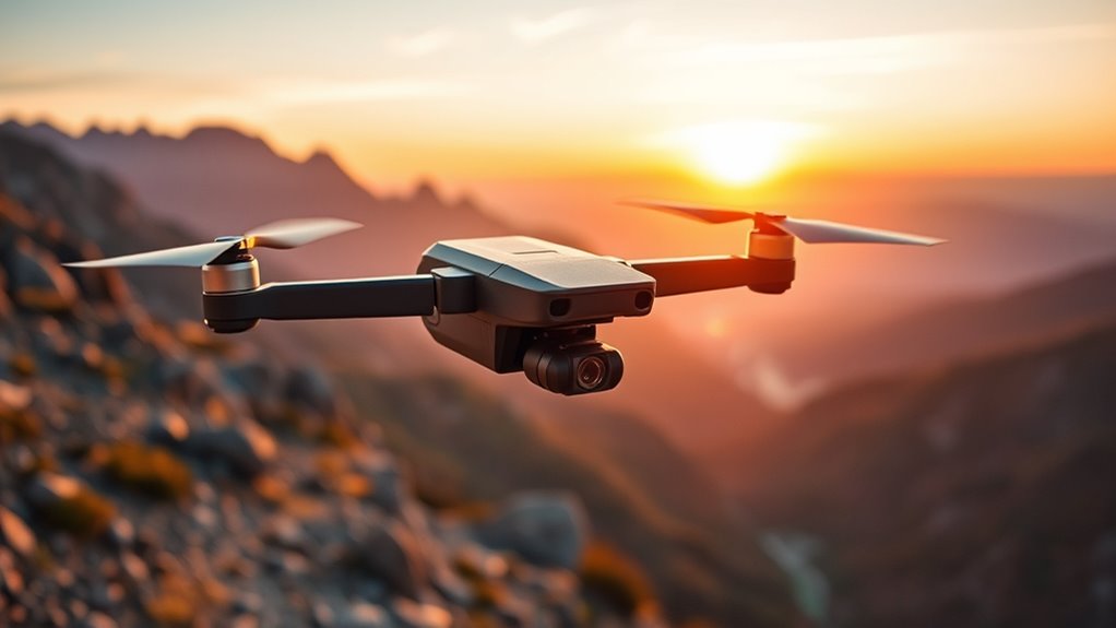 portable high quality safe drone