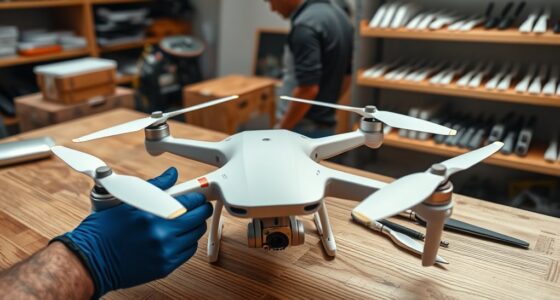 post flight drone care