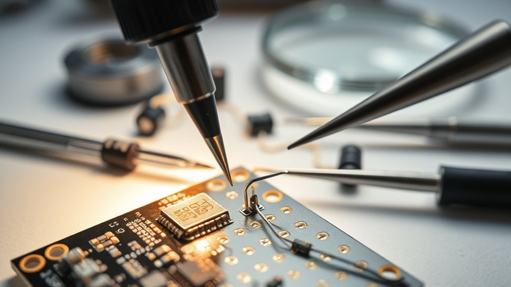 precision soldering tools and materials