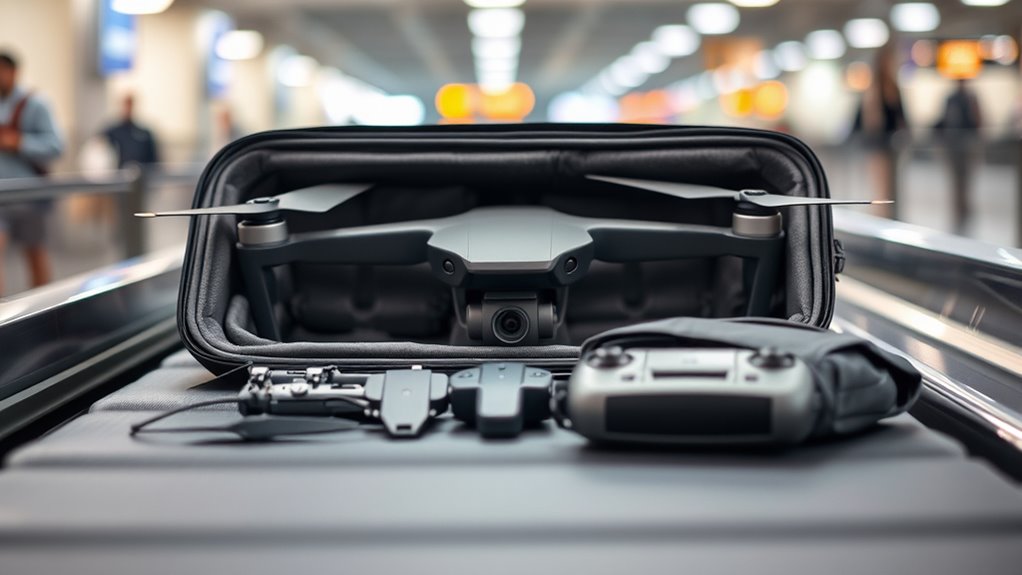 prepare drone for security