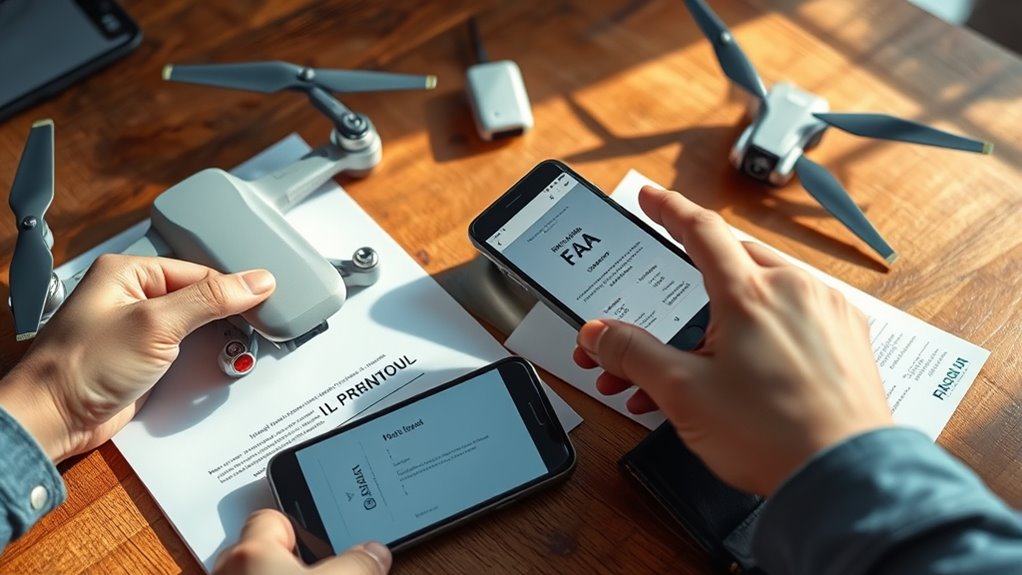 prepare drone registration details