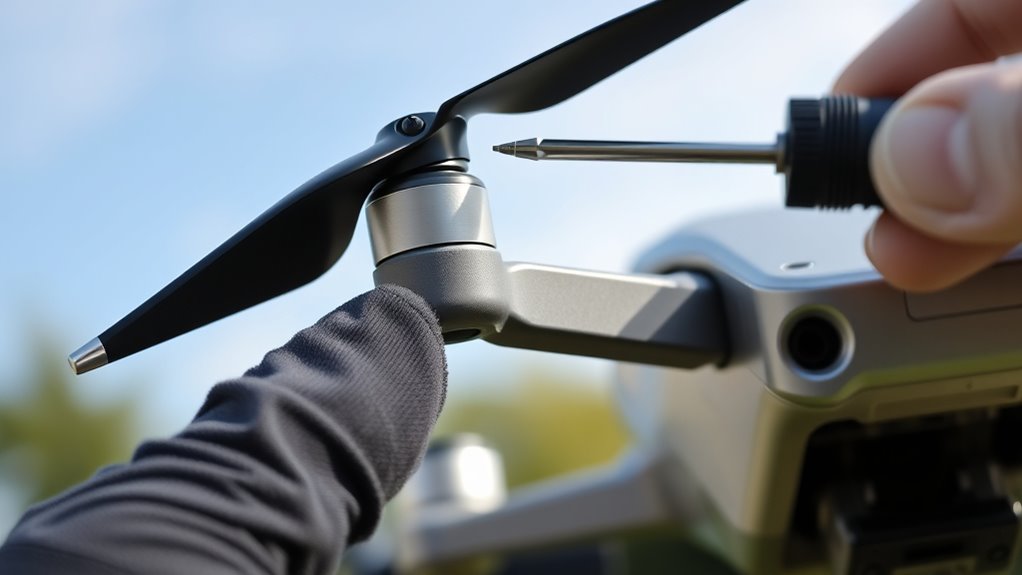 properly secure and inspect propellers