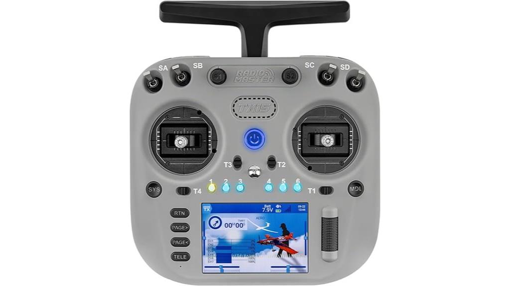 radio controller with touchscreen