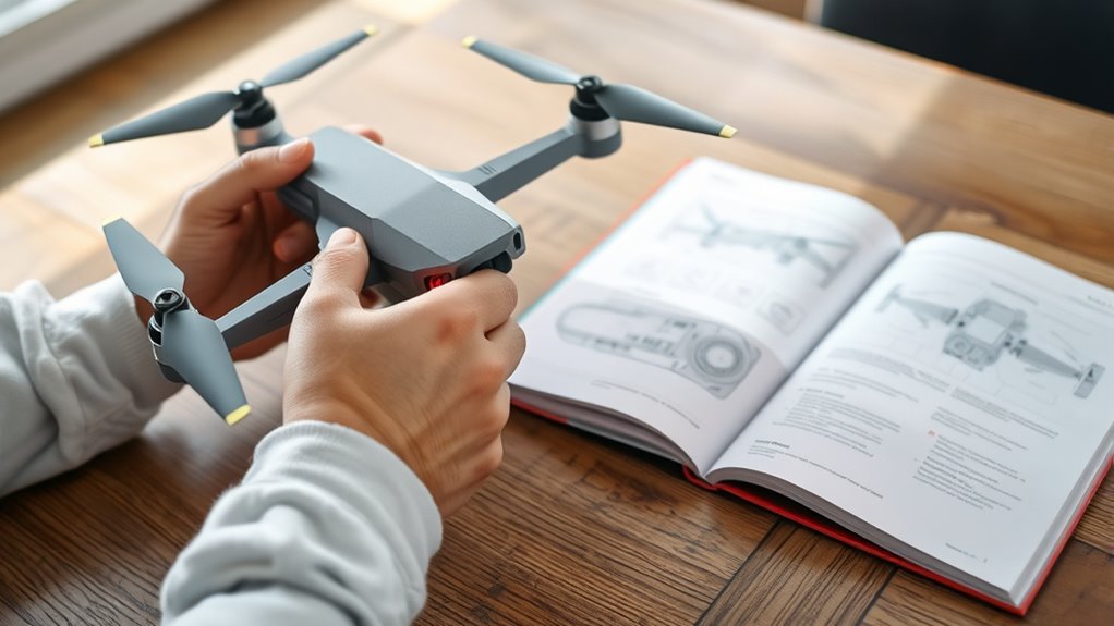 read manual before flying