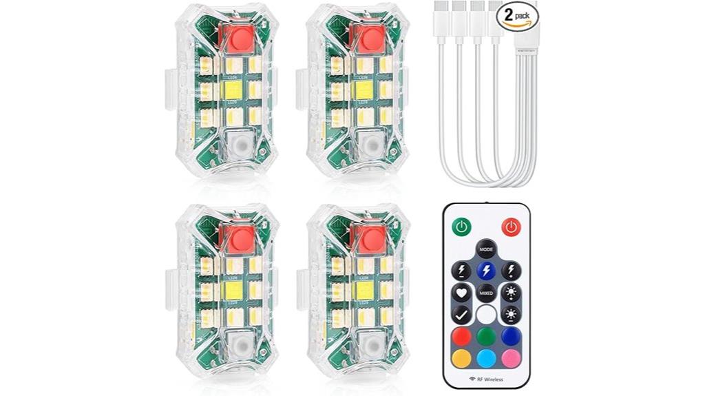 rechargeable drone strobe lights