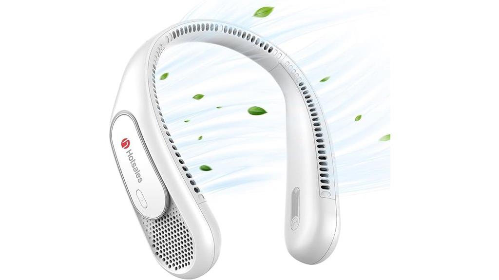 rechargeable personal neck fan