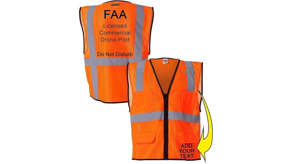 reflective mesh safety vest