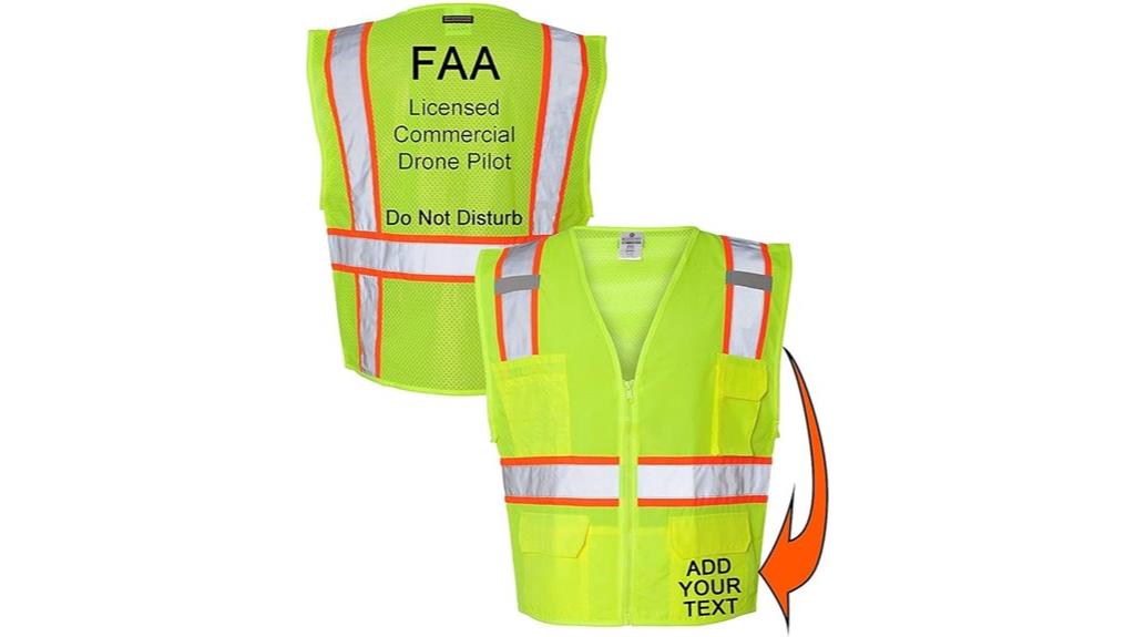 reflective mesh safety vest