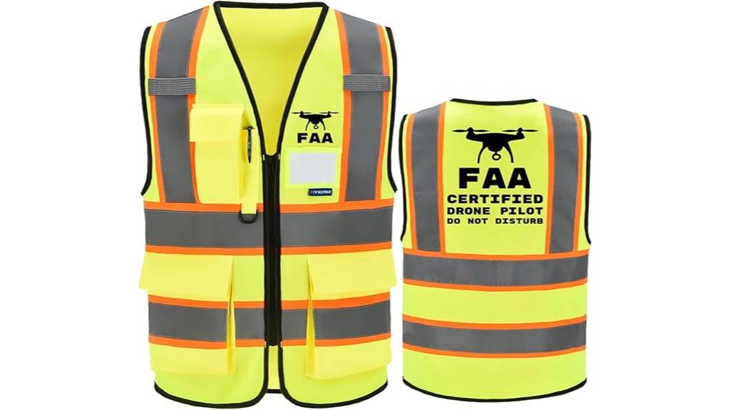 reflective vest with pockets