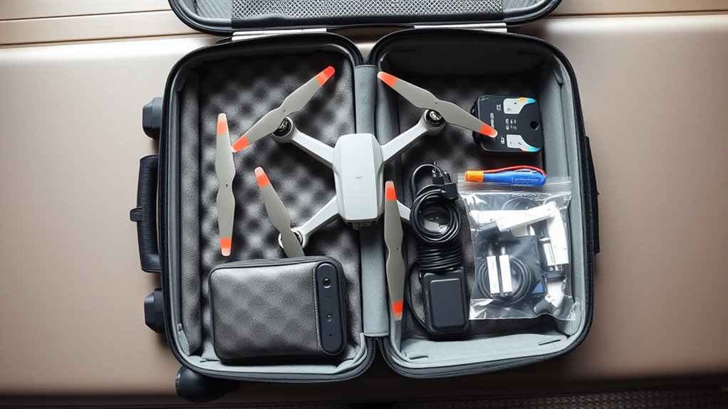 safe drone packing tips