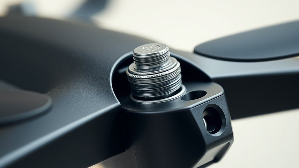 secure drone screws permanently