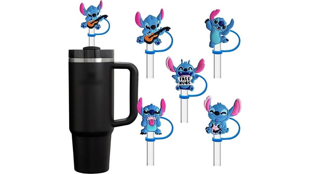 silicone tumbler straw covers