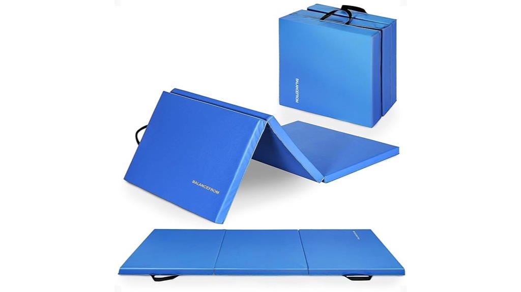 six foot vinyl folding mat