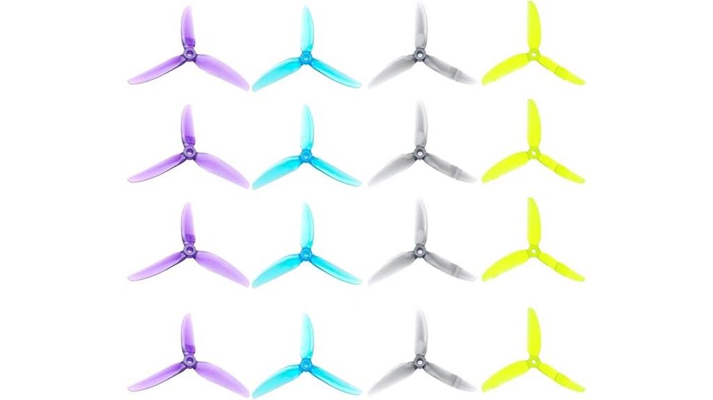 sixteen 5 inch drone propellers