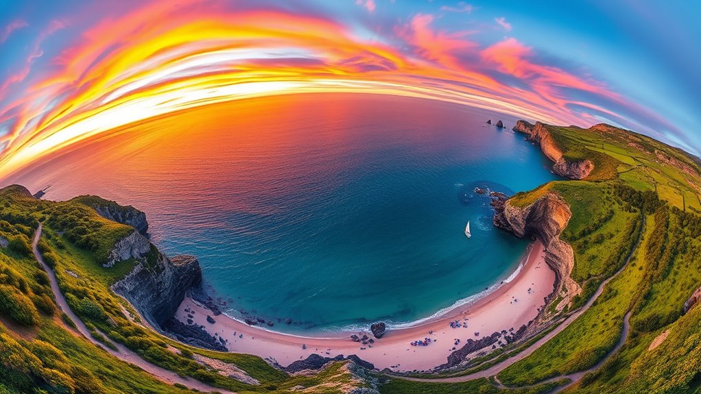 spherical drone panoramic photography