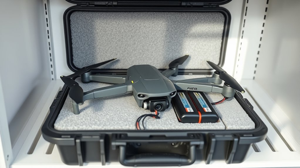 store drone in proper environment