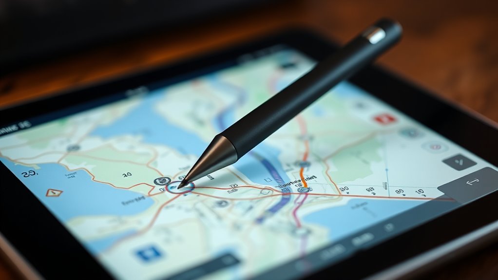 stylus factors for navigation