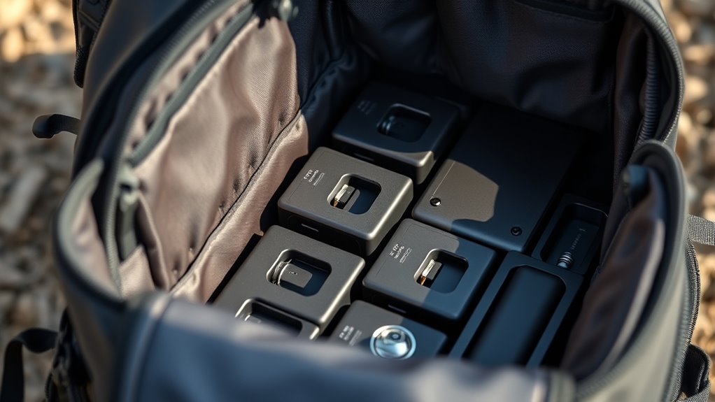 top backpack battery tray options