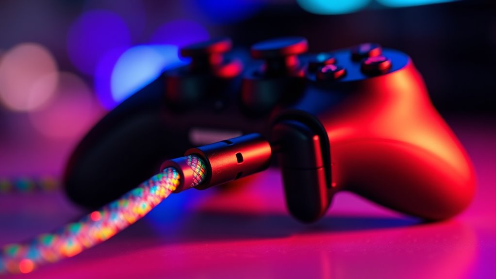 top controller charging cables