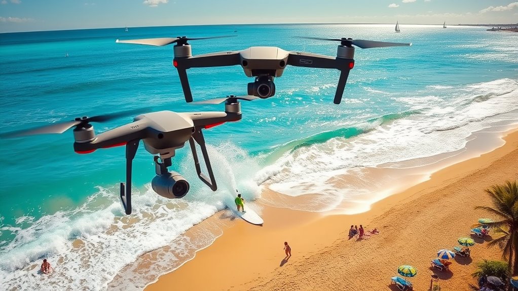top drones for beach photography