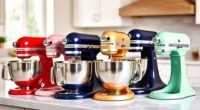 top kitchenaid mixer colors