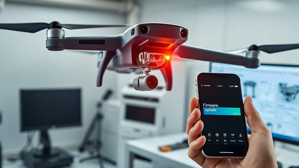 troubleshoot drone firmware updates