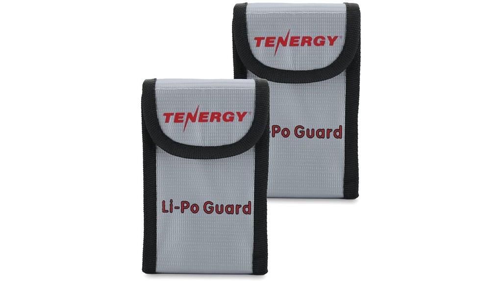 two fire retardant bags