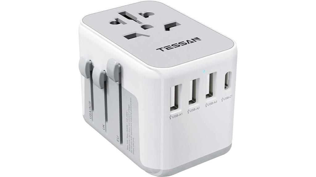 universal travel adapter with usb