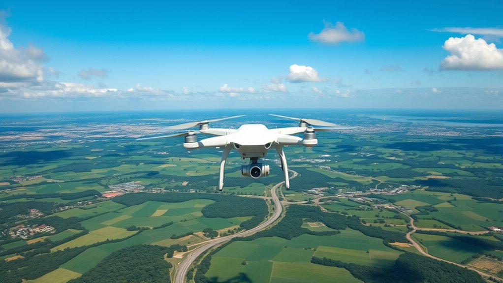 unrestricted drone operational range