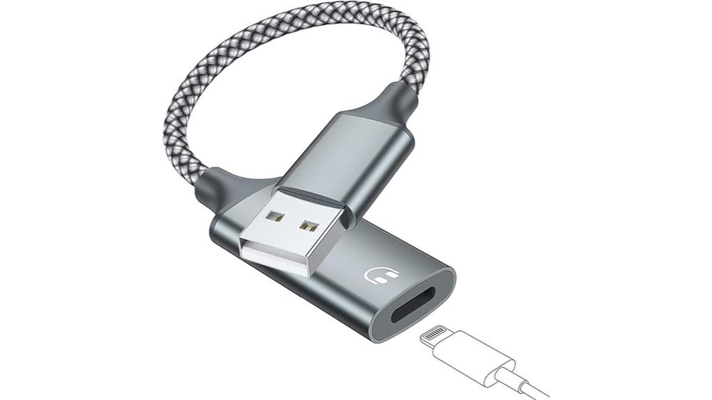 usb a lightning adapter