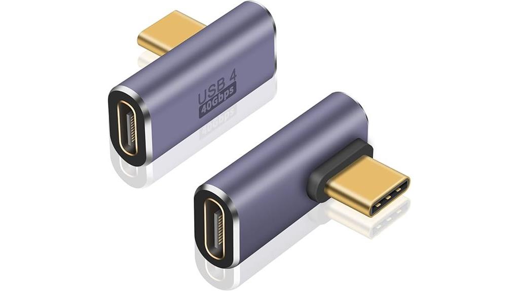 usb c right angle adapters